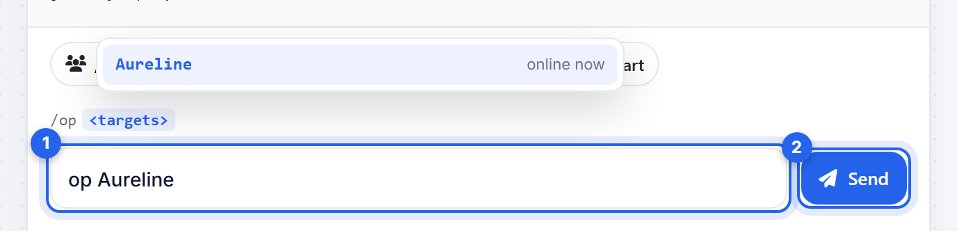 The command box